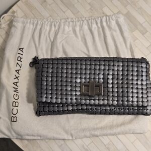 BCBG Metallic Clutch Bag